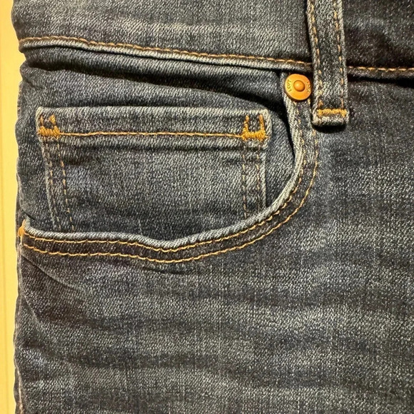 Loft Made and Loved Women’s Button Fly Modern Skinny Jeans Raw Hem 32/14 - Picture 4 of 11